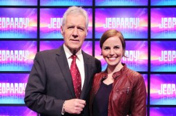 Alex Trebek and Tracy Thomas
