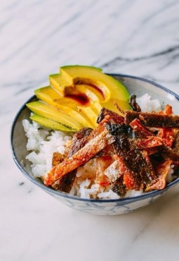 Fish Skin Donburi